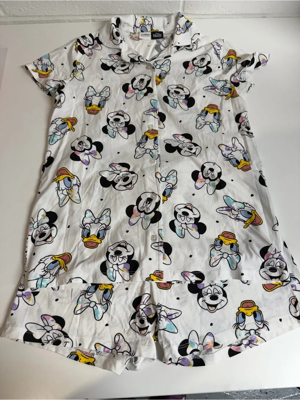 Lc. Waikiki Disney Minnie & Daisy Kids Pajama Set size 11-12 Y